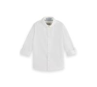 Scotch & Soda Boy Occasional Dobby Long-sleeved Shirt White Talla: 16 | Camisas Outlet | kids | Blanco