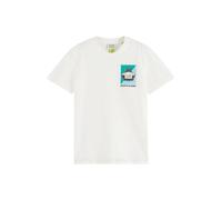 Scotch & Soda Boy Regular-fit Artwork T-shirt Off White Talla: 6 | Camisetas Outlet | kids | Blanco