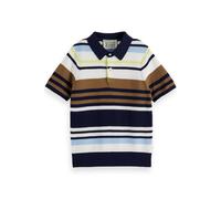 Scotch & Soda Boy Structured Knitted Polo Multi Stripe Talla: 16 | Camisas Outlet | Unisex