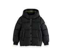 Scotch & Soda Boy Water Repellent Hooded Puffer Jacket Black Talla: 8 | Chaquetas Outlet | kids | Negro