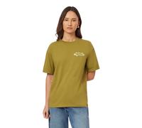 Scotch & Soda Boyfriend Tee Green Moss White Cap Talla: M | Camisetas de Seda Outlet | Mujer | Verde