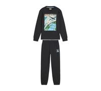 Scotch & Soda Boys Graphic Crewneck & Jogger Set Black/red Talla: S | Chalecos Outlet | kids | Negro