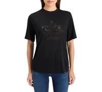 Scotch & Soda Burn Out Artwork Relaxed Fit T-shirt Evening Black Talla: L | Camisetas Outlet | Mujer | Negro