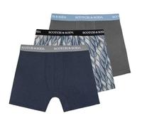 Scotch & Soda Calzoncillos para Hombre, Azul/Gris 434, S