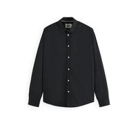 Scotch & Soda Poplin Shirt, Camisa, Hombre, Nero, XXL