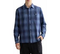 Scotch & Soda Camisa Shadow Check para Hombre, Peacoat Shadow Check 401, XXL