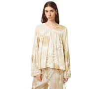Scotch & Soda Camiseta de Manga Corta Estampada para Mujer, Abstract Sun Sand, 38