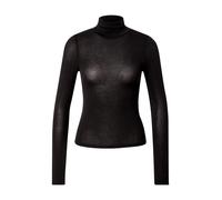 Scotch & Soda Roll up Neck LS T-Shirt, Camiseta Mujer, Negro, XL