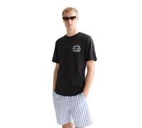 Scotch & Soda Camiseta para Hombre Left Chest Artwork, Meteorit 001, XL