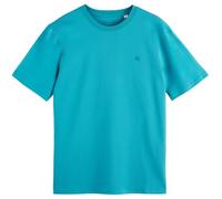 Scotch & Soda Chest Artwork T-Shirt Camiseta, Verde Azulado tahitiano 410, L para Hombre