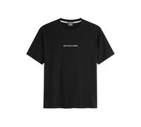 Scotch & Soda Chest Logo T-Shirt, Camiseta Hombre, Negro, M