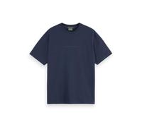 Scotch & Soda Chest Logo T-Shirt, Camiseta Hombre, Sky Captain, S