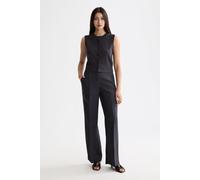 Scotch & Soda Compact Knitted Spencer Charcoal Art Talla: L | Chalecos Outlet | Mujer | Negro