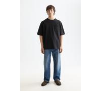 Scotch & Soda Core - 3 Crosses Loose Fit Pocket T-shirt Black Talla: L | Camisetas Básicas Outlet | Hombre | Negro
