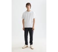 Scotch & Soda Core Raw-edged Relaxed-fit Garment-dyed T-shirt Bright White Talla: S | Camisetas Básicas Outlet | Hombre | Blanco