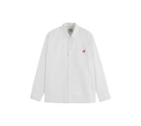 Scotch & Soda Core - The Free Spirit Peace Bird Poplin Shirt White/pastel Talla: XXL | Camisas de Trabajo Outlet | Hombre | Blanco