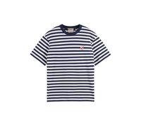 Scotch & Soda Core - The Free Spirit Peace Bird Striped T-shirt Navy/white Talla: XS | Camisetas de Seda Outlet | Mujer | Azul