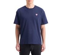 Scotch & Soda Core - The Free Spirit Peace Bird T-shirt Navy Talla: XXL | Camisetas Outlet | Hombre | Azul