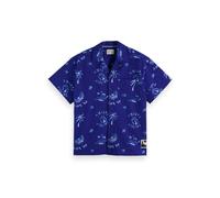 Scotch & Soda Cotton All Over Printed Shirt Blue Smooth Sailing Aop Talla: S | Camisas Casuales Outlet | Hombre | Azul