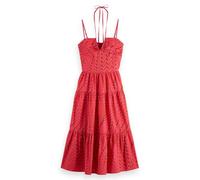 Scotch & Soda Cotton Seersucker Midi Dress Vestido Informal, House of Mirrors Pink, 40 Mujeres