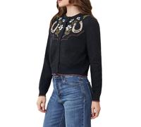 Scotch & Soda Crew Neck Cardigan Charcoal Grey Heather Talla: XS | Cárdigan Outlet | Mujer | Negro