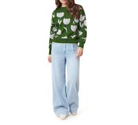 Scotch & Soda Crew Neck Pullover Green Moss Tossed Tulips Talla: XL | Sudaderas con Capucha Outlet | Mujer | Verde