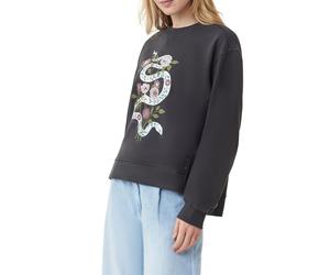 Scotch & Soda Crew Neck Sweatshirt Black Sand Talla: XS | Manga Larga Outlet | Mujer | Negro