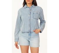 Scotch & Soda Cropped Denim Shirt Bel Air Talla: XL | Camisas Outlet | Mujer | Azul