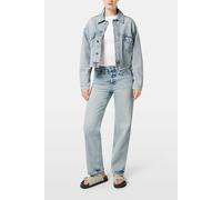 Scotch & Soda Cropped Denim Trucker Jacket Blue Story Story Blue Talla: S | Chaquetas Vaqueras Outlet | Mujer | Azul