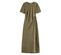 Scotch & Soda Crushed Satin Wrap Dress Washed Military Talla: 36 | Vestidos Maxi Outlet | Mujer