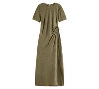 Scotch & Soda Crushed Satin Wrap Dress Washed Military Talla: 38 | Vestidos Maxi Outlet | Mujer