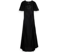 Scotch & Soda Cut Out Embroidery Dress Evening Black Talla: 38 | Vestidos maxi Outlet | Mujer | Negro