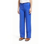 Scotch & Soda Edie - High Rise Wide Leg Trousers Electric Blue Talla: W24L32 | Pantalones Outlet | Mujer | Azul