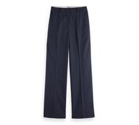 Scotch & Soda Edie Pants, Pantalones, Mujer, Night Blue Pinstripe 401, 28W / 32L