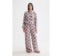 Scotch & Soda Eleni - High Rise Wide Leg Pyjama Pants Feather Block Talla: L/30 | Pantalones Outlet | Mujer