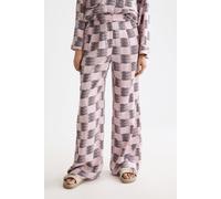 Scotch & Soda Eleni - High Rise Wide Leg Pyjama Pants Feather Block Talla: S/32 | Pantalones Outlet | Mujer