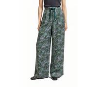 Scotch & Soda Eleni - High Rise Wide Leg Pyjama Pants Feather Bottle Green Talla: S/30 | Pantalones Outlet | Mujer | Verde