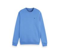 Scotch & Soda Essential Badge Logo Crewneck Sweatshirt, Sudadera, Hombre, Blue Bonnet, L