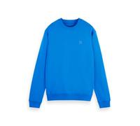 Scotch & Soda Essential Badge Logo Crewneck Sweatshirt, Sudadera, Hombre, League Blue, S