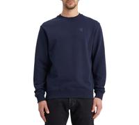 Scotch & Soda Essential Badge Logo Crewneck Sweatshirt, Sudadera, Hombre, Night, M