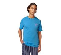 Scotch & Soda Essential Logo T-Shirt, Camiseta, Hombre, Aqua Blue, L