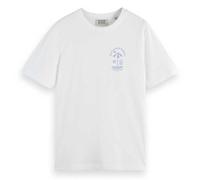 Scotch & Soda Essential Logo T-Shirt, Camiseta, Hombre, Blanco, XXL