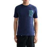 Scotch & Soda Essential Logo T-Shirt, Camiseta, Hombre, Peacoat 410, S