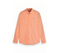 Scotch & Soda Essential Oxford Solid Coral Reef Talla: M | Camisas Casuales Outlet | Hombre | Naranja