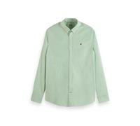 Scotch & Soda Essential Oxford Stripe Seafoam / White Stripe Talla: XXL | Camisas Casuales Outlet | Hombre | Blanco