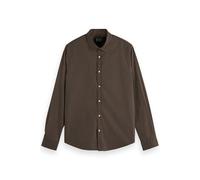 Scotch & Soda Essential Poplin Solid Coffee Talla: S | Camisas Casuales Outlet | Hombre | Marrón