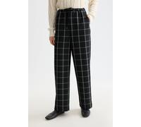 Scotch & Soda Ezra - High Rise Drawstring Pant Meteorite Window Pane Check Talla: S | Pantalones Outlet | Mujer