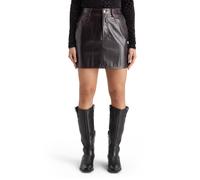 Scotch & Soda Faux Leather Mini Skirt Wine Talla: S | Faldas de Cuero Outlet | Mujer | Rojo