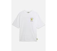 Scotch & Soda Front And Back Artwork Loosefit Tshirt White/pastel Talla: L | Camisetas Básicas Outlet | Hombre | Blanco