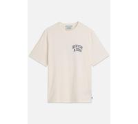 Scotch & Soda Front And Back Artwork Regularfit Tshirt Light Beige Talla: L | Camisetas Básicas Outlet | Hombre | Marrón